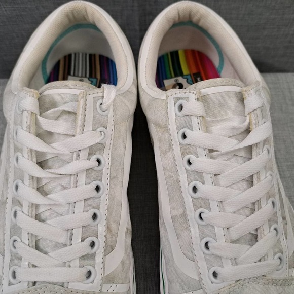 %Vans x Crayola Comfycush Old Skool White Sneakers 11 Men / A 51 - Picture 10 of 14